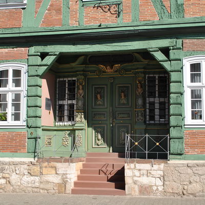 Bild vergrern: Barockportal am Hartwigschen Haus