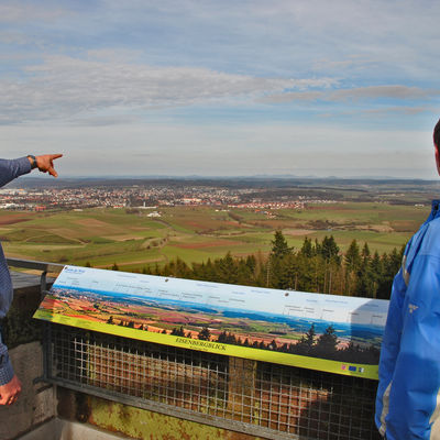 Bild vergrern: Aussicht vom Georg-Viktor-Turm