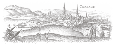 Bild vergrößern: Kupferstich von Merian um 1650