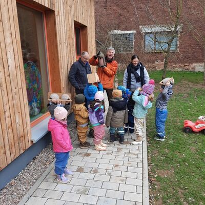 Meineringhäuser Zwerge erkunden die Vogelwelt