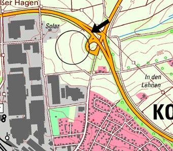 Übersichtsplan zur Lage der Bauleitpläne