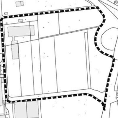 Bild vergrößern: Abgrenzung des räumlichen Geltungsbereiches des Bebauungsplanes Nr. 35 C/1 »Elfringhäuser Weg / Arolser Landstraße«