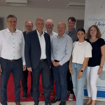Gruppenfoto beim Besuch von Analyticon