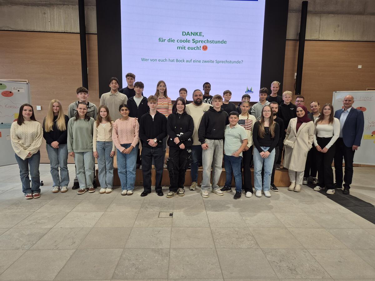 Gruppenfoto Bürgermeistersprechstunde 17.09.2025
