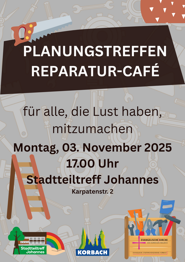 Bild vergrößern: Planung Reparatur-Caf_Flyer