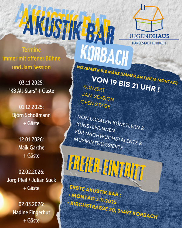 Bild vergrößern: Akustik Bar Korbach