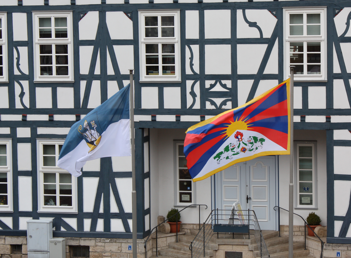 Beflaggung f&uuml;r TIbet