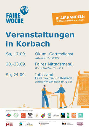 Plakat zur fairen Woche 2022