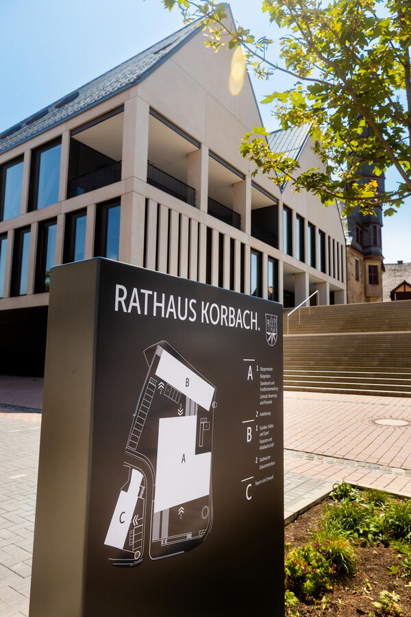 Bild vergrößern: Foto vom Rathaus in Korbach