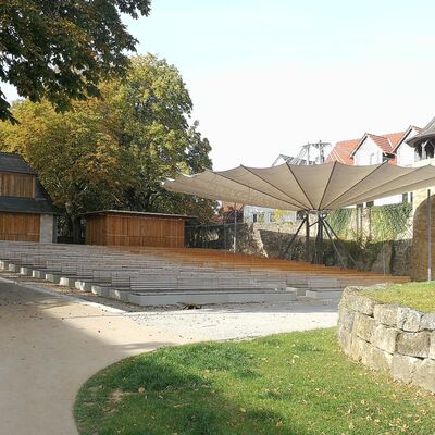 Bild vergrößern: Das Bild zeigt die Freilichtbühne in Korbach